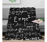 VWSXDCFVR 3D Printed Physics equations Throw Blanket Microfiber Warm Thermal Bedding Soft Mathematical formulas Warm Blanket for Holiday Celebrations Birthday Anniversary 80×90inch(200x230cm)