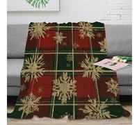 VWSXDCFVR 3D Printed Snowflake patterned Living Room Throw Soft Cosy Bedding Warm Holiday themed design Cozy Throw Blanket No Shedding for Apartment Dwellers Renters Young Adults 60x80inch(150x200cm)