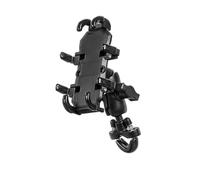 VWVMRKSNJ Motorcycle Bike Phone Holder W/Shock Absorbe Handlebar Fork Stem Mount Clip For 4.7-7.1 Inch Shockproof Mobile Stand