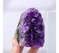 VWWJCCRO Amethyst, Uruguayan Cluster Geode Home Feng Shui Decorations,500~600g