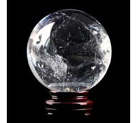 VWWJCCRO Clear Rainbow Large Quartz Crystal Sphere Ball Stone,65mm
