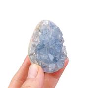 VWWJCCRO Crystal Cluster Stone Celestite Geode Gift Ornaments for Home Decoration,300-400g
