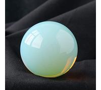 VWWJCCRO Fluorite Rough Stone Crystal Ball Rainbow for Decoration or Magic,Opal-5cm