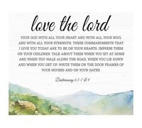 VWWJCCRO Inspirational Christian Wall-Art, Scripture Quote Poster for Nursery and Home Decor, Faith-Based Print(Unframed,16x24inch(40x60cm))