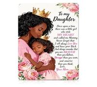 VWWJCCRO Personalized Feel Metal Sign To My Darling Daughter 12x8 Inch