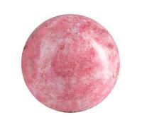 VWWJCCRO Rhodonite Crystal Ball, Quartz Stones Sphere, Gemstone Figurine for Home Decoration Fengshui
