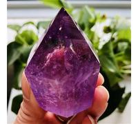 VWWJCCRO Uruguayan Amethyst Crystal Point Dark Purple Quartz Rod Ornament Home Decor(30-40g)