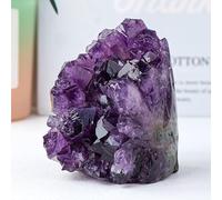 VWWJCCRO Uruguayan Crystal Amethyst cave Cluster raw Stone Office Home Decoration,Purple,200~300g