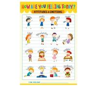 VWWJCCRO WaaHome Classroom Feelings Chart for Toddlers Kindergarten How Are You Feeling Emotions Poster Educational Bulletin Board Decor Teacher Supplies(Framed,12x18inch(30x45cm))