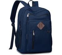 VX VONXURY Kids Backpack, Classical Middle School Bookbag, Lightweight Water Resistant Daypack for Teens Boys Girls (Blue)