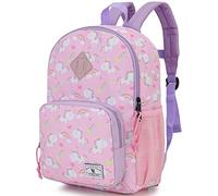 VX VONXURY Kids Backpack, Cute Primary School bags for Girls with Chest Strap Toddler Backpack Water Resistant Children Rucksack