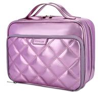 VX VONXURY Pencil Case, Large Capacity Pencil Pouch Portable Cosmetic Bag with 2 Detachable Layers 54 Slots Multiple Pen Organized for School Office College,Pink