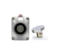 VXAXPOHZA 12/24V 60kg/120Lbs Wall Door Stopper Power to Lock Electromagnetic Holding Magnetic for Interior Doors
