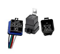 VXAXPOHZA 2PCS/Lot 40A Automotive Relay 12V Waterproof Integrated Relay 5PIN Including Socket