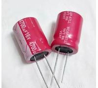 VXAXPOHZA 2PCS/LOT Red Robe Aluminum Electrolytic Capacitor Amplifier Filtering capacitance 25V2200UF13X25