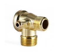 VXAXPOHZA 3-Way Check Valve Pipe Fittings G1/8 9mm Air Compressor Exhaust Tube Replacement 200mm Air Compressor Accessories