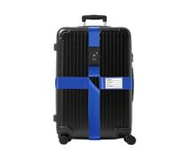 Vxcbad Luggage Strap Belt for Suitcase Suitcase Straps with Lock TSA Approved Locks Bag. Lockable Travel Belt,Blue