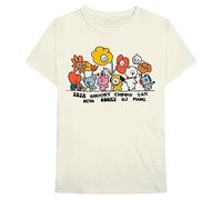 VXCEVF BT21 BTS Kpop Unisex Cotton Crew Neck Short Sleeves Tee Shirt(Small)