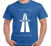 VXCEVF Gown Kraftwerk Autobahn T-Shirt, Mens Elecro Music Top Autobarn Band(X-Large)