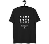 VXCEVF HAOSHI Little Nightmares II - Mono & SIX T-Shirt Black(Small)