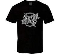 VXCEVF HOT J J JJ Cale Guitaris Tribute Logo Men's Black T Shirt Shipping(X-Large)
