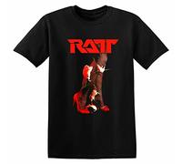 VXCEVF HOT!!! RATT - Out of The Cellar Tour Concert Black T-Shirt Black(Large)