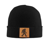 Vxchkerm Bigfoot Beanie for Men Women, Adjustable Sasquatch Hat Winter Knit Cuffed Beanie, Christmas New Year Big Foot Gifts
