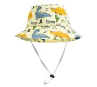 Vxcvzv 1PCS Baby Sun Hat Kids Summer Bucket Hat with Adjustable Chin Strap Children's Sun Hats with Wide Brim for 1-4 Years Boys Girls Toddlers Sun Protection Green