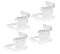 Vxcvzv 4Pcs Bed Sheet Holder, Bedsheet Holders Keep Sheets Firm & Tight, Fit Mattress Bed Sheet Clips, One-Time Installation for Heavy Duty Mattress Straps