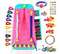 Vxcvzv Kids Friendship Bracelet Making Kit,Loom Band Kit for Girls,6-12 Year Old Girl Gifts,Arts and Crafts for Kids Ages 6-12,Toy for Birthday
