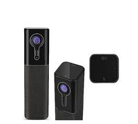 VXDEFP 2K 60fps Resolution AI Face Tracking Webcam All In One With 4 Mics And 1 Speaker USB Streaming Webcam 16ft Pickup Radius