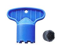 VXDEFP Faucet Extender, 5 pcs Plastic Faucet Aerator Repair Replacement Tool Spanner for Aerator Wrench Sanitary Ware Faucet inflator Filter Liner Tool(16.5cm)