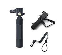 VXDEFP Scuba Diving Tank Set 0.5L Mini Oxygen Cylinder Diving Teaching Underwater Breathing Diving Equipment Breathing(Nero)