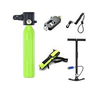 VXDEFP Scuba Diving Tank Set 0.5L New Mini Oxygen Cylinder Diving Teaching Underwater Breathing Diving Equipment Breathing(Groen)