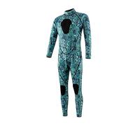 VXDEFP Scuba Diving Tank Set 3MM Neoprene Wetsuit Men Surf Diving Suit Equipment Underwater Fishing Spearfishing Kitesurf Clothing Wet Suit Equipment(Camouflage Green,Small)