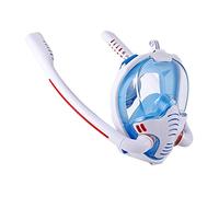 VXDEFP Scuba Diving Tank Set Adult Diving Mask Full Face Anti-Fog Snorkeling Mask Kid Swimming Underwater Respirator Diving Equipment(Sky Blue,S/M)