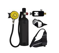 VXDEFP Scuba Diving Tank Set Diving Equipment 1000ML Portable Diving Equipment Diving Rebreather(Nero)