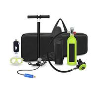VXDEFP Scuba Diving Tank Set Diving Full Set Of Portable Underwater Swimming Diving Respirator Emergency Spare Pump Equipment(Groen)