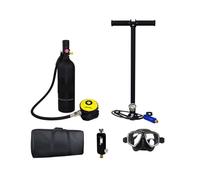 VXDEFP Scuba Diving Tank Set Diving Respirator 1L Diving Snorkeling Oxygen Bottle Water Diving Enthusiast(B)