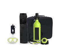 VXDEFP Scuba Diving Tank Set Diving Suit 1L Diving Cylinder Underwater Breathing Suit(Groen)