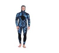 VXDEFP Scuba Diving Tank Set SCR Neoprene 3mm Swim Wetsuits Men's Diving Suit Split Snorkel Swimsuit Spearfishing Surfing Jumpsuit Equipment(Top and pants-01,XL 72-87KG)