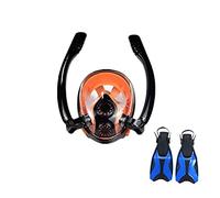 VXDEFP Scuba Diving Tank Set Surf Diving Respirator Tank Swimming Equipment Snorkel Small Portable Oxygen Cylinder Miniature(Mask+Flippers)