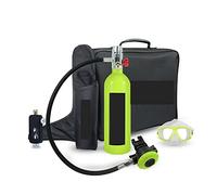 VXDEFP Scuba Diving Tank Set Wading Outdoor Sporting Goods Portable Travel Diving Full Set Of Diving Glasses(Groen)