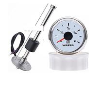 VXDEFP Water Level Sensor, 0~190 Ohm Water Level Sensor + Water Level Gauge With 7 Colors Backlight Water Tank Level Indicator Meter(350MM)