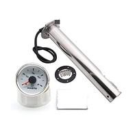 VXDEFP Water Level Sensor, 0-190ohm 240-33 Ohm Boat Car RV Holding Tank Level Sensor 52MM Waste Gauge With 7Color Backlight Waste Water Sender Unit Sewage(250mm-190)