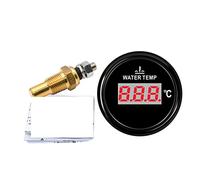 VXDEFP Water Level Sensor, 52mm Car Truck Boat Water Temp Gauge Temperature Sensor 40-120 Celsius Boat Car Digital Water Temp Meter With Red Back Light(3)