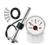 VXDEFP Water Level Sensor, 52MM Fuel Level Gauge 0-190 Ohm Oil Tank Level Indicator With Fuel Level Sensor 200MM 300MM 350MM For Boat Car RV Camper(X425mm)