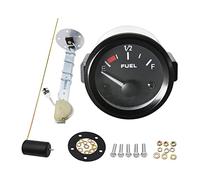 VXDEFP Water Level Sensor, Universal 52mm Fuel Level Gauge Gasoline Car Meter With Fuel Float Sensor White LED Light(1)