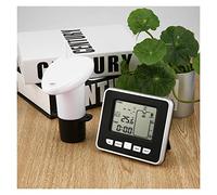 VXDEFP Water Level Sensor, Wireless Water Tank Liquid Depth Level Meter Sensor with Temperature Display with 3.3 Inch LED Display