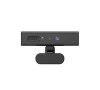 VXDEFP Webcam Facial Recognition Webcam Full HD 1080P 30FPS Universal Compatible For Conferencing, Live Streaming, Recording(Nero)